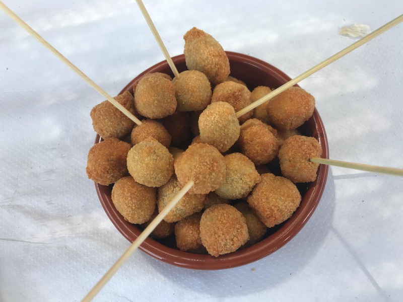 Aceitunas rebozadas al estilo andaluz