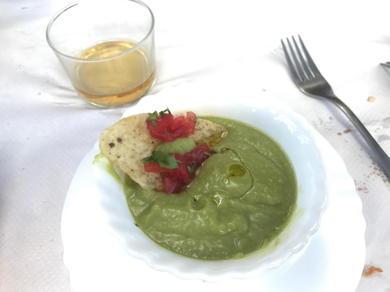 Gazpacho de aguacate