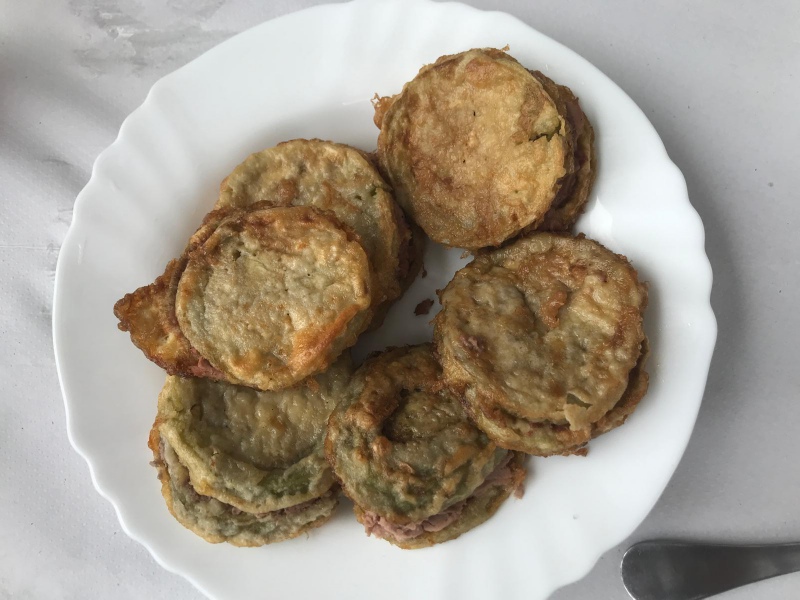 Receta de berenjenas con paté Receta de berenjenas con paté