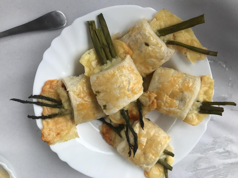 Receta de hojaldre de espárragos trigueros Receta de hojaldre de espárragos trigueros