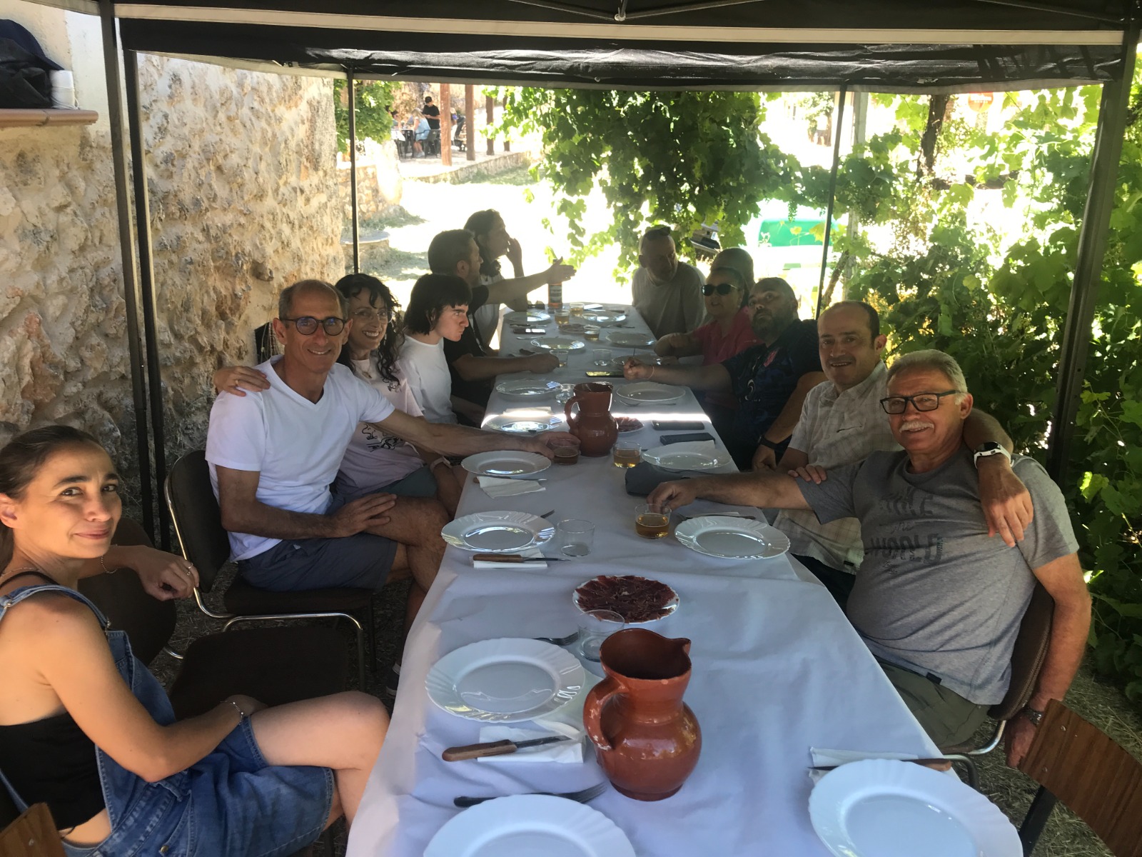 Algunos comensales