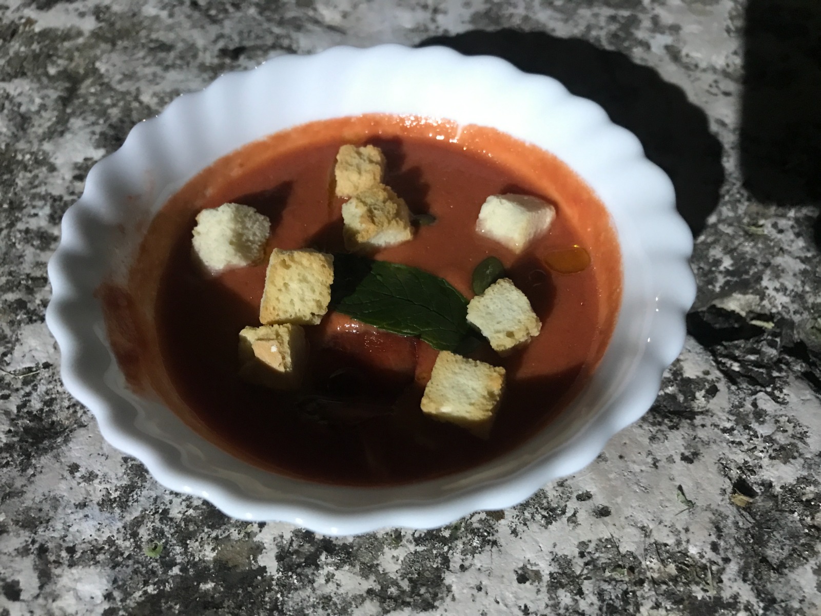 Receta de gazpacho de cerezas Receta de gazpacho de cerezas