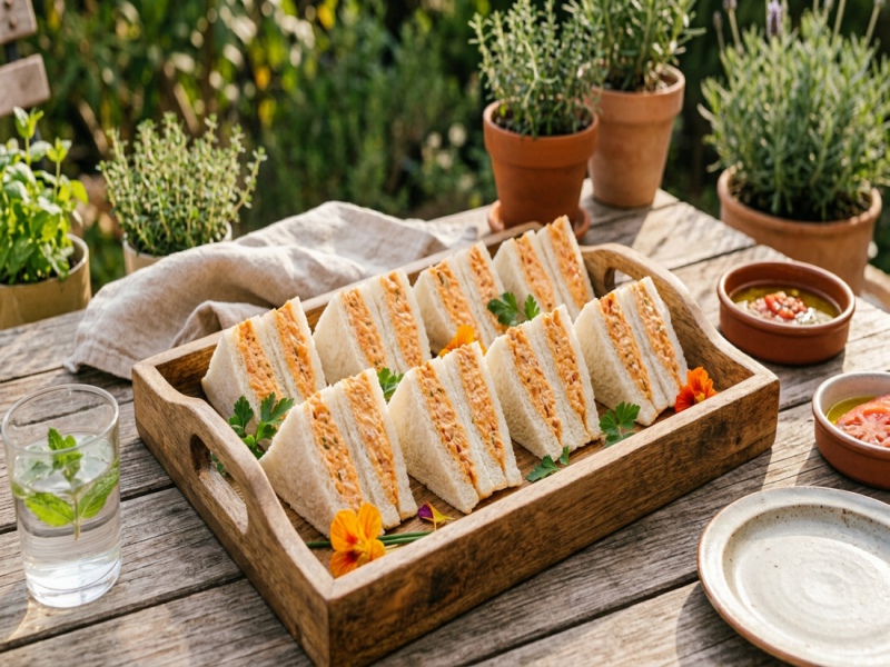 Receta de sándwich de atún con tomate